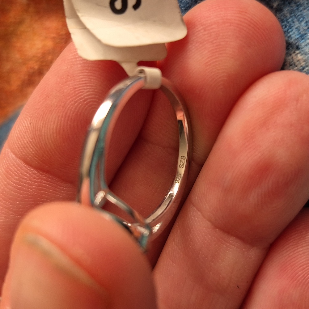 STERLING SWAROVSKI AMETHYST - Picture 6 of 6